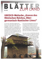 Bild UNESCO-Welterbe "Grenzen des Römischen Reiches, Obergermanisch-Raetischer Limes"