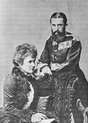 Königspaar Elisabeth zu Wied und Karl I., Foto: Franz Mandy (um 1883)